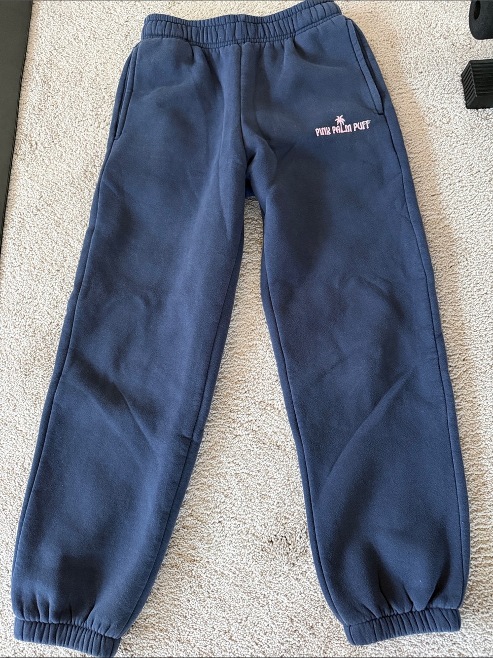 Pink Palm Puff Sweatpants